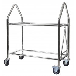 B-G RACING - WHEEL & TYRE TROLLEY (STAINLESS STEEL)