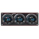 LONGACRE DIGITAL ELITE WATERPROOF GAUGE PANEL, 3 GAUGE OIL PRESSURE/WATER TEMPERATURE/FUEL PRESSURE 120 PSI