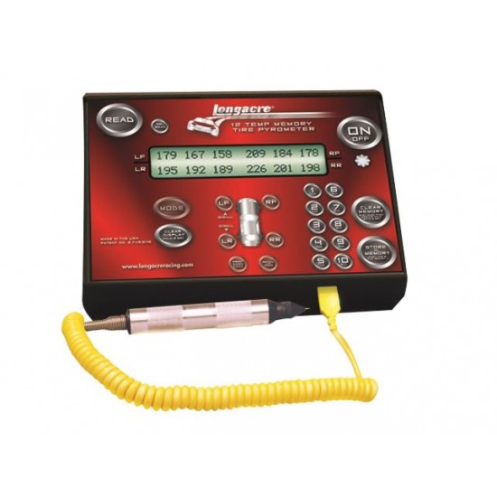 LONGACRE TYRE PYROMETERS - STANDARD MEMORY TYRE PYROMETER